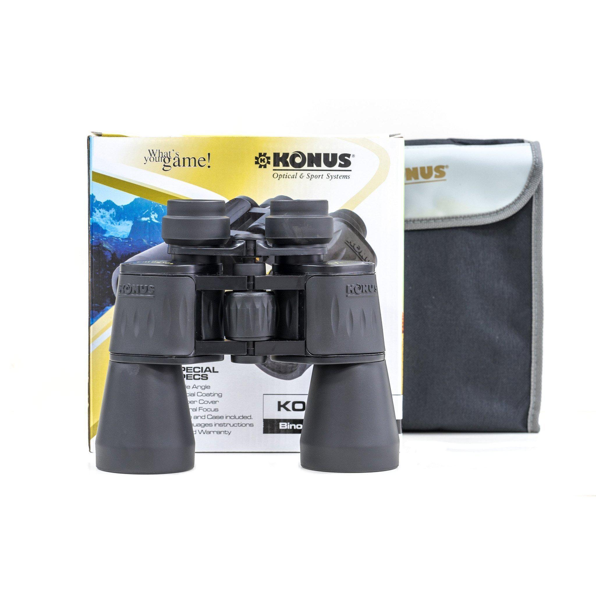 กล้องส่องทางไกลสองตา Konus VUE Binoculars 10x50 WA (wide angel)
