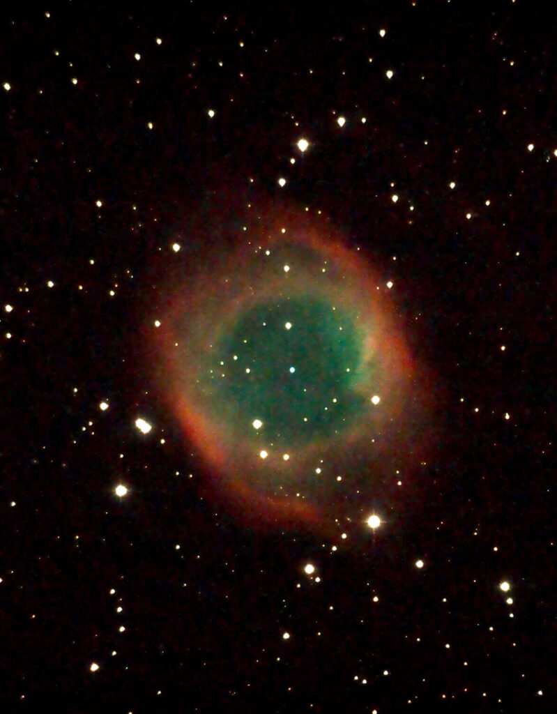 NGC 7293 – The Helix NebulaShot with an eVscope 2