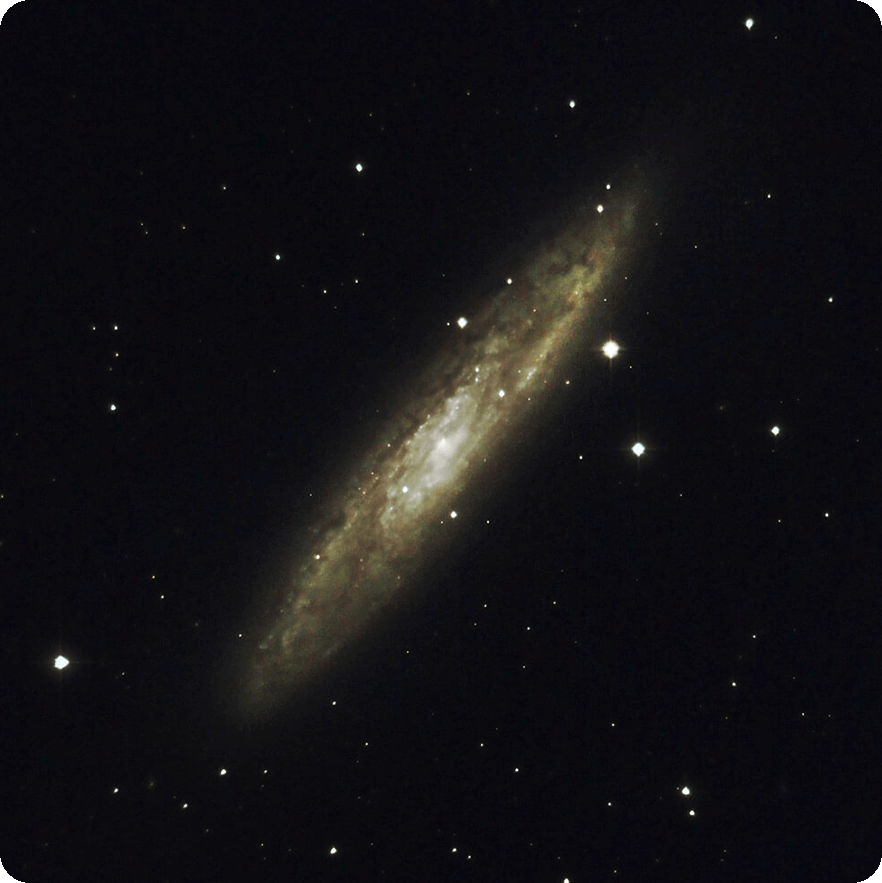 Sculptor Galaxy : Captured by Unistellar TelescopeDistance: 11.42 million light years