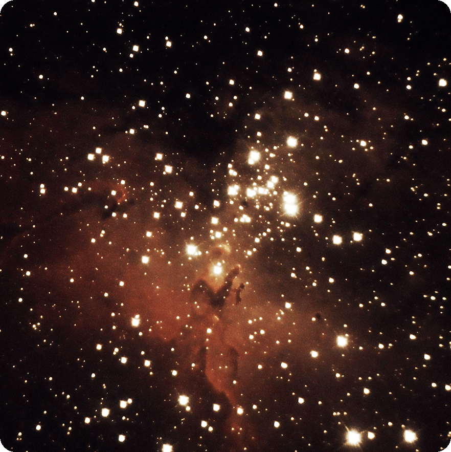 Eagle Nebula : Captured by Unistellar TelescopeDistance: 7,000 light years